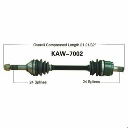 WIDE OPEN OE Replacement CV Axle for KAW REAR KVF750 BRUTE FORCE 4X4i KAW-7002
